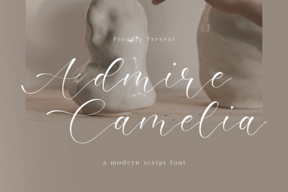 Admire Camelia: A Script Font for Elegant Projects