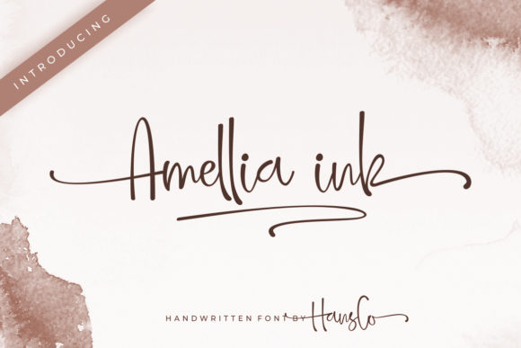 Amellia Ink: A Font That Brings Authenticity to Modern Design