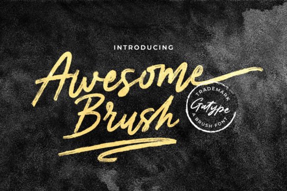 Awesome Brush: The Handwritten Font with Real Personality