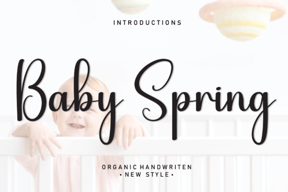 Baby Spring: A Sweet Handwritten Font for Joyful Designs