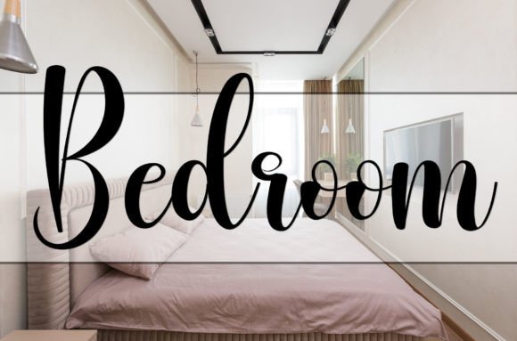 Bedroom: The Handwritten Font for a Personal Touch
