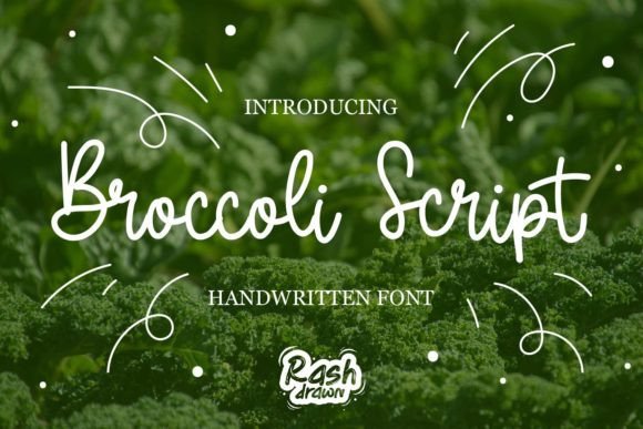 Broccoli Script: A Handwritten Font with Personality