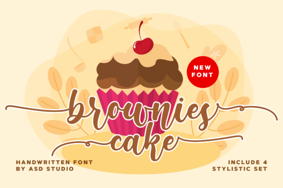 Brownies Cake: A Handwritten Font with Enduring Charm