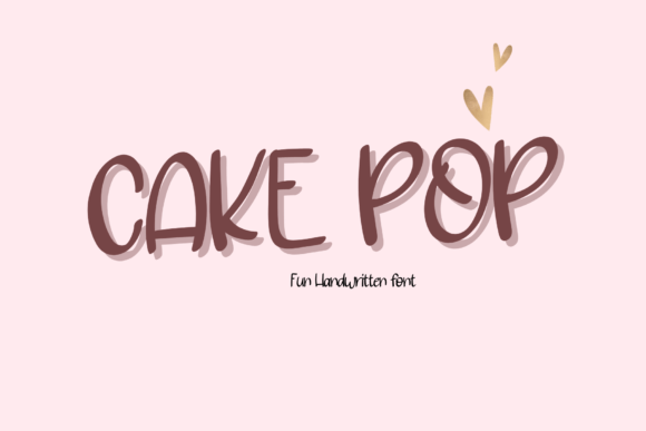 Cake Pop: A Handwritten Font That Feels Like a Warm Hug