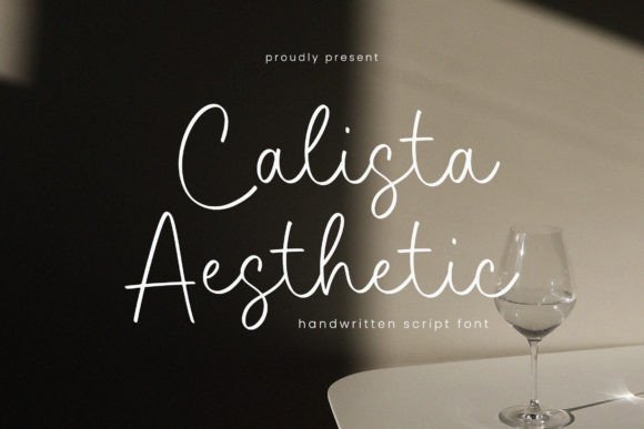 Calistha Aesthetic: A Script Font for Modern Branding