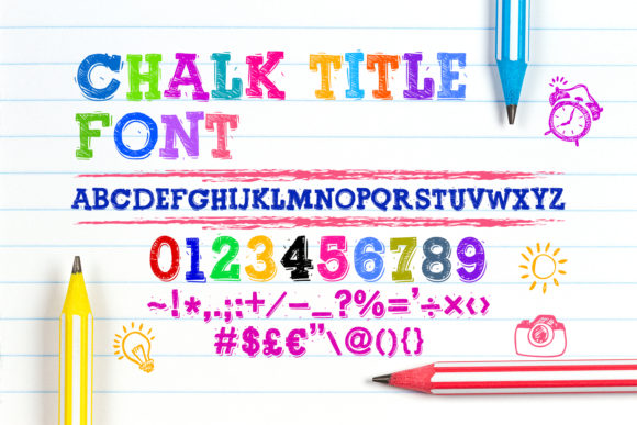 Chalk Title: The Handwritten Font for Authentic Branding