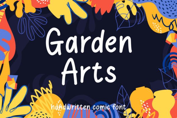 Garden Arts: A Handwritten Font for Modern Creatives