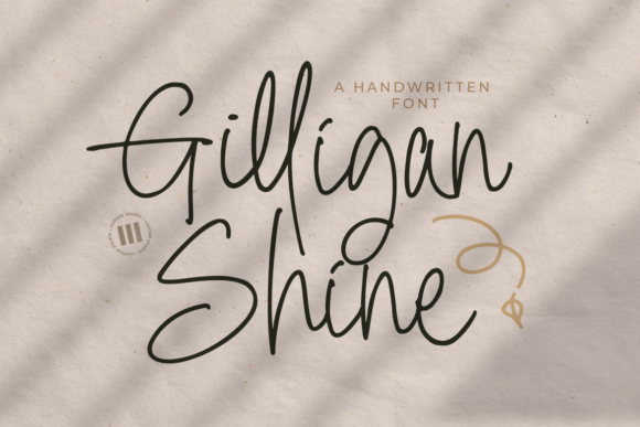 Gilligan Shine: The Handwritten Font That Brings Timeless Sophistication