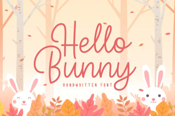 Hello Bunny: A Sweet Handwritten Font for Modern Creators