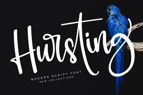 Hursting: The Stylish Handwritten Font for Modern Projects