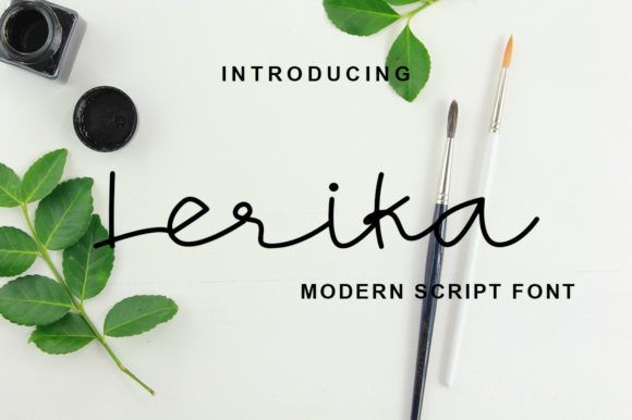 Lerika: The Modern Handwritten Font for Authentic Branding