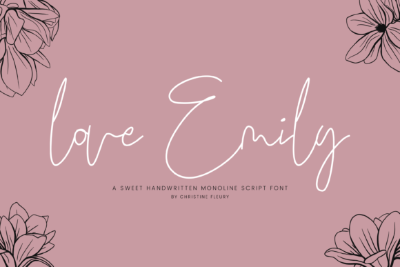 Love Emily: The Sweet Handwritten Script for Modern Branding