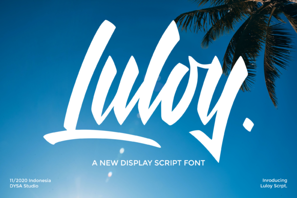 Luloy: The Brushed Handwritten Font That Feels Effortlessly Authentic