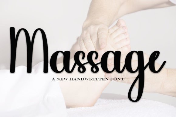 Massage: A Handwritten Font for Authentic Design