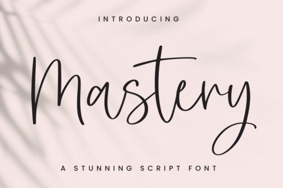 Mastery Font: Your Go-To for Authentic Handwritten Style