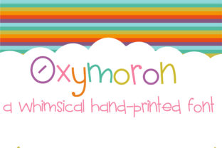 Oxymoron: The Handwritten Font for Playful Branding