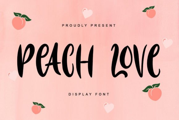 Peach Love: The Handwritten Font for Modern Creativity