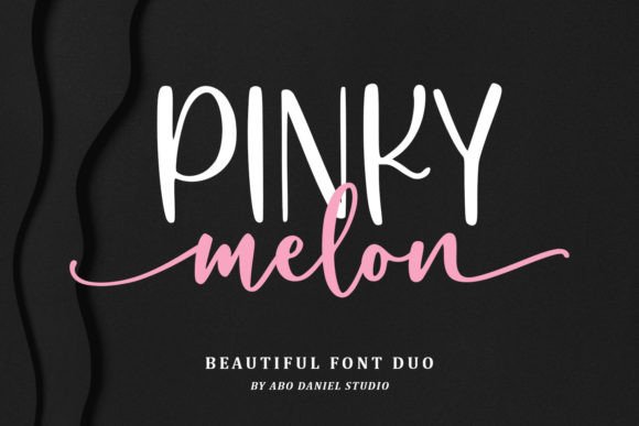 Pinky Melon: A Font Duo for Elegant Design