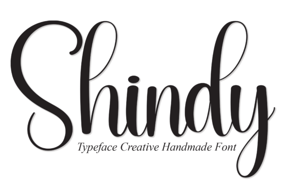 Shindy: A Sweet Handwritten Font for Invitations and Beyond