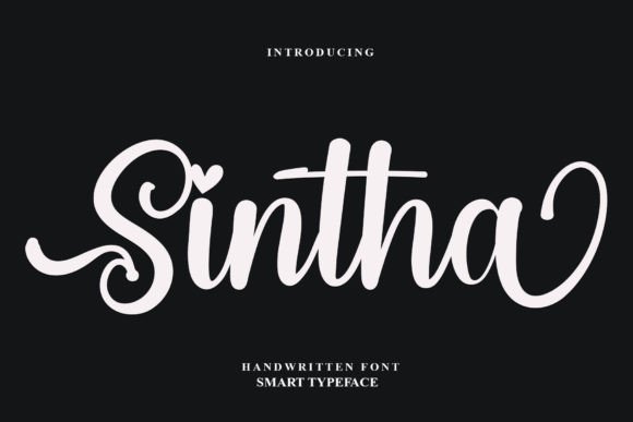 Sintha: The Handwritten Font That Breathes Romance Into Design