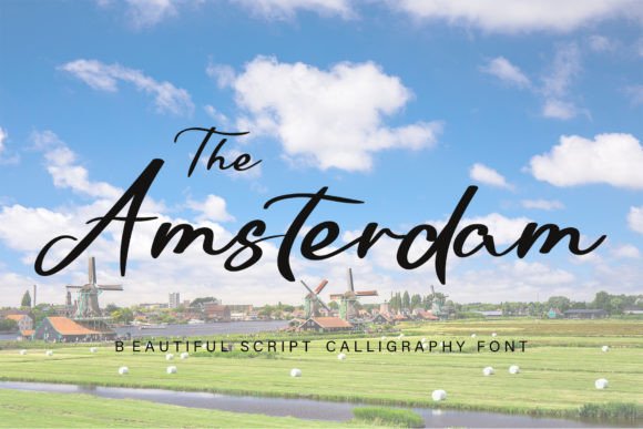 The Amsterdam: A Handwritten Font with Modern Charm