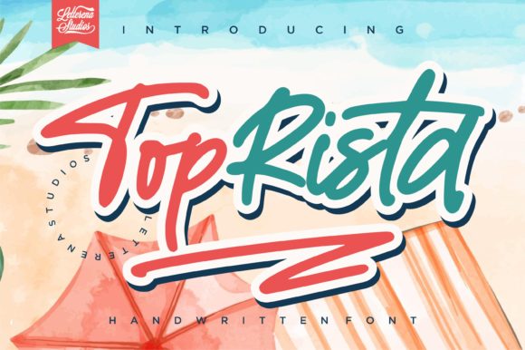 TopRista: The Handwritten Font for Modern, Casual Branding